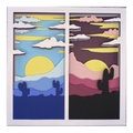 Layered cardstock shadowbox