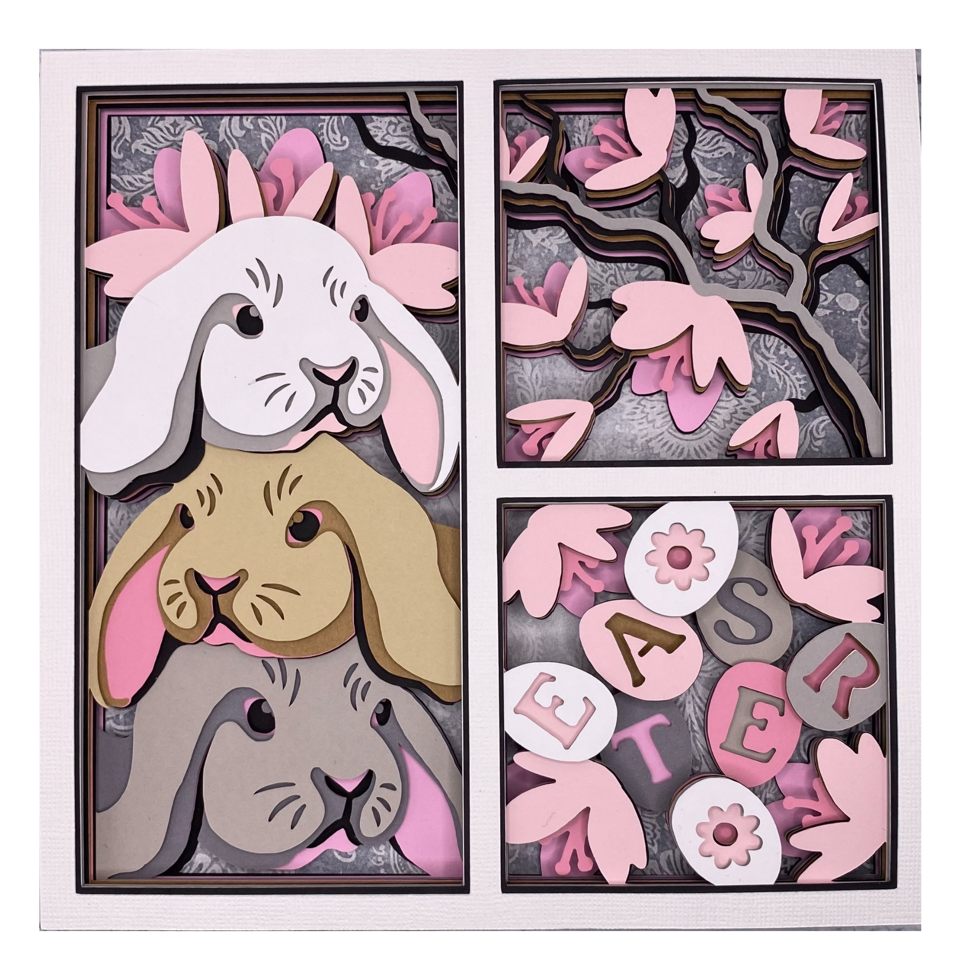 Layered cardstock shadowbox