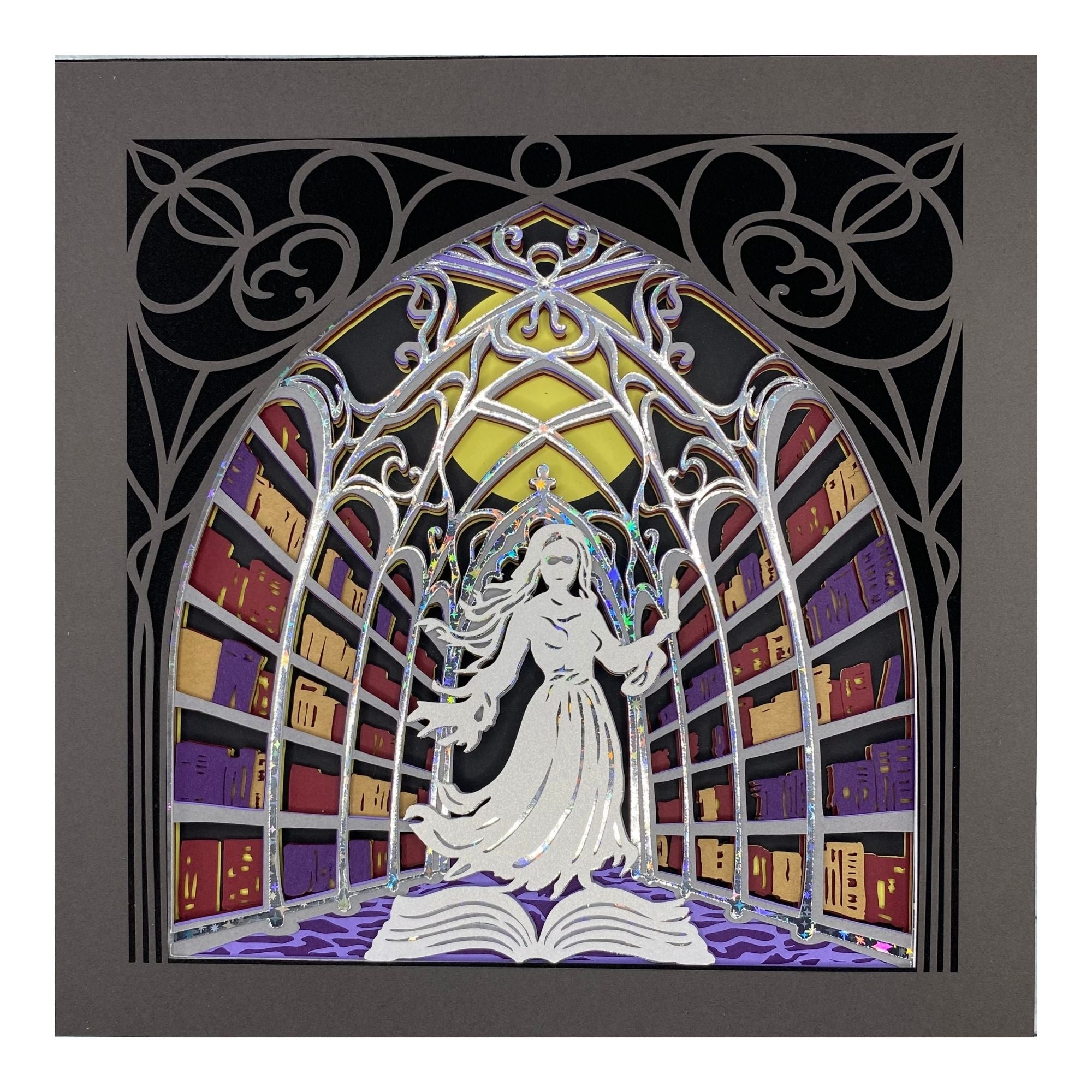 Layered cardstock shadowbox