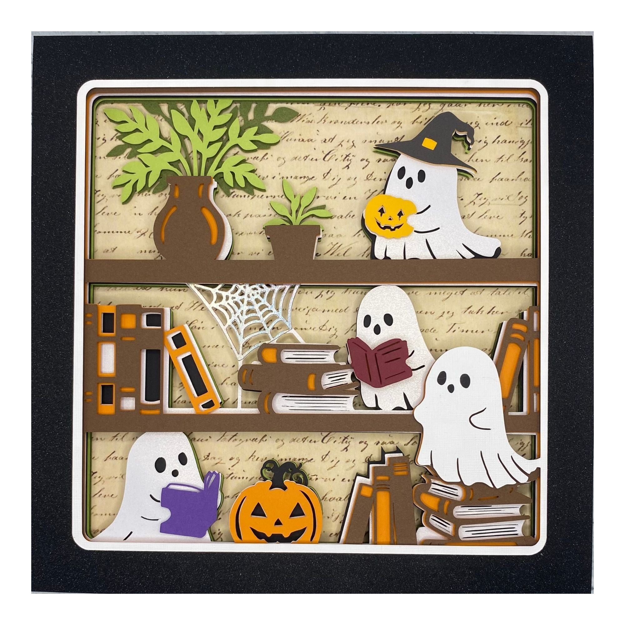 Layered cardstock shadowbox