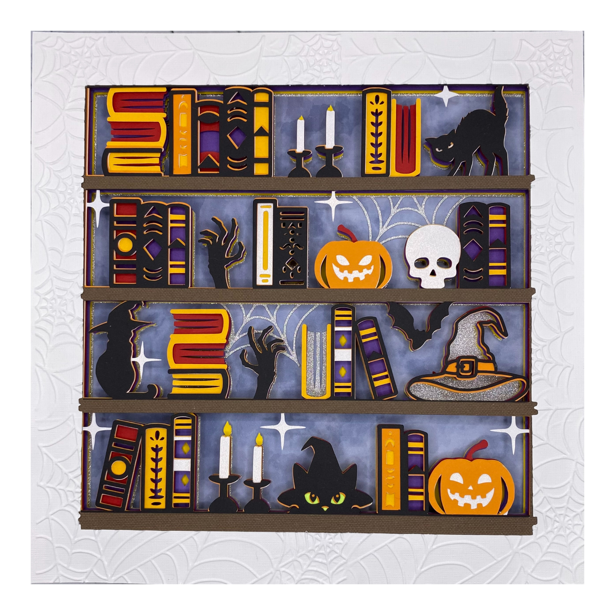 Layered cardstock shadowbox