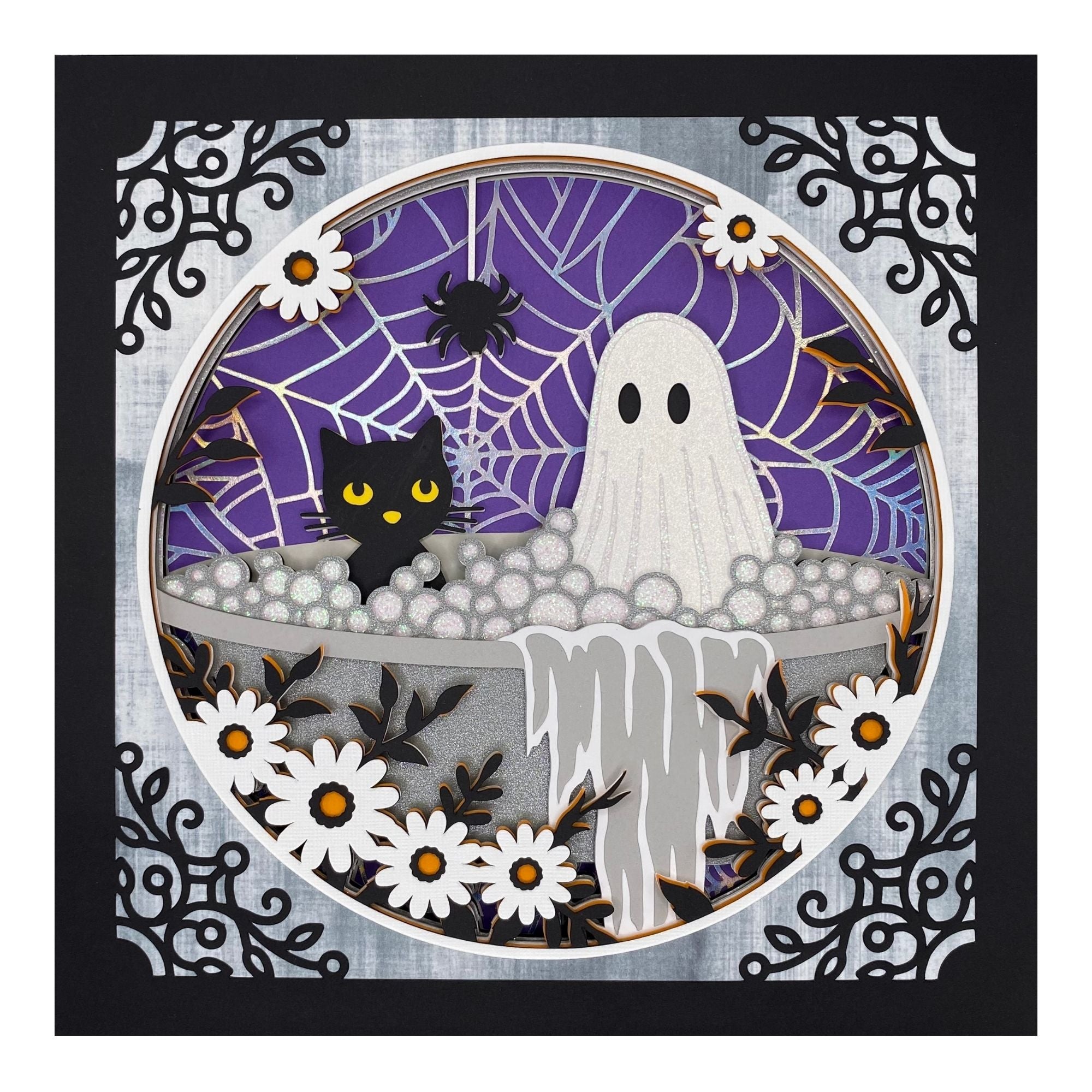Layered cardstock shadowbox