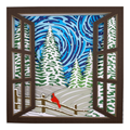 Layered cardstock shadowbox