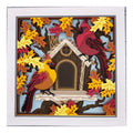 Layered cardstock shadowbox