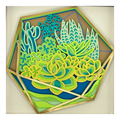Layered cardstock shadowbox