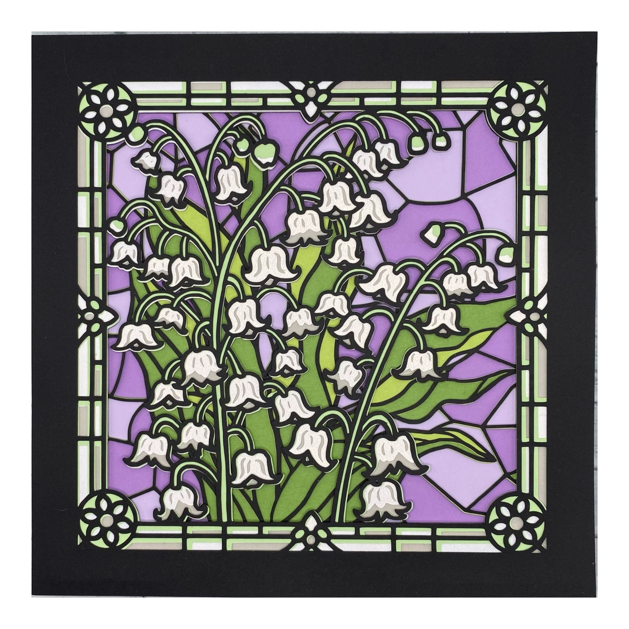 Layered cardstock shadowbox