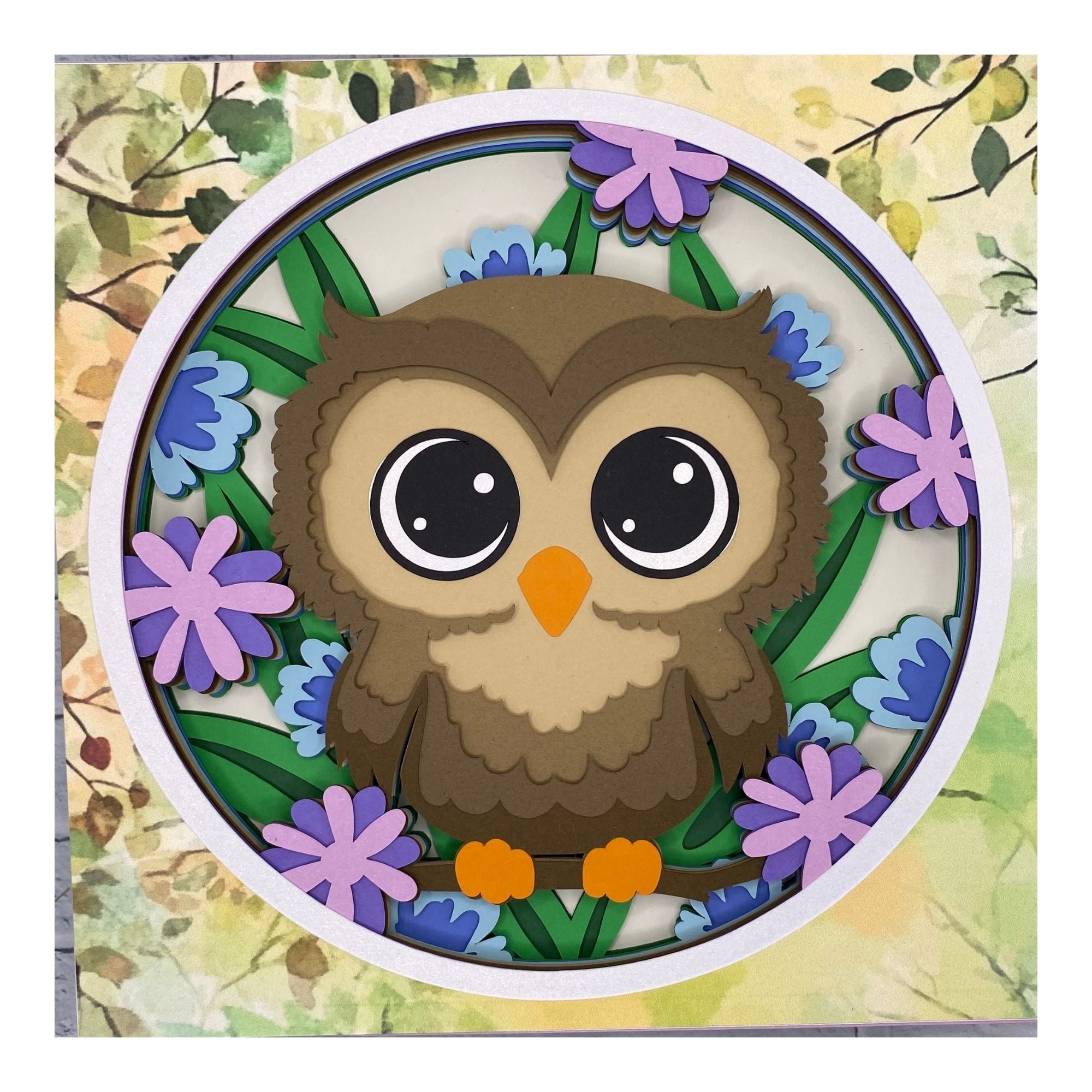 Cute Spring Owl