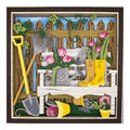 Layered cardstock shadowbox