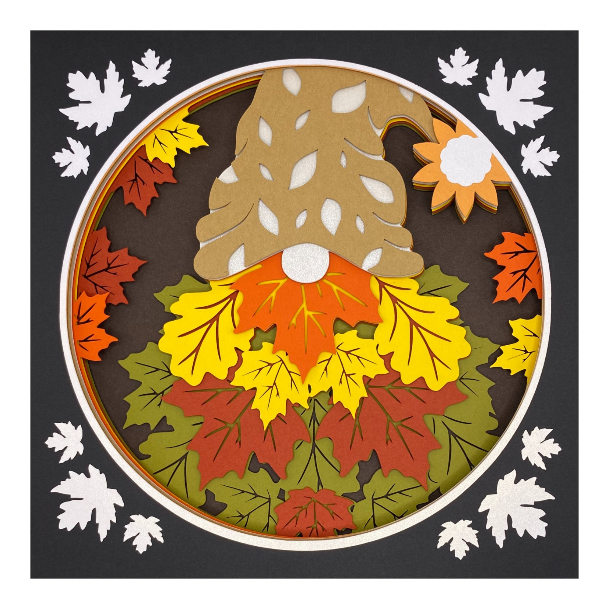 Layered cardstock shadowbox