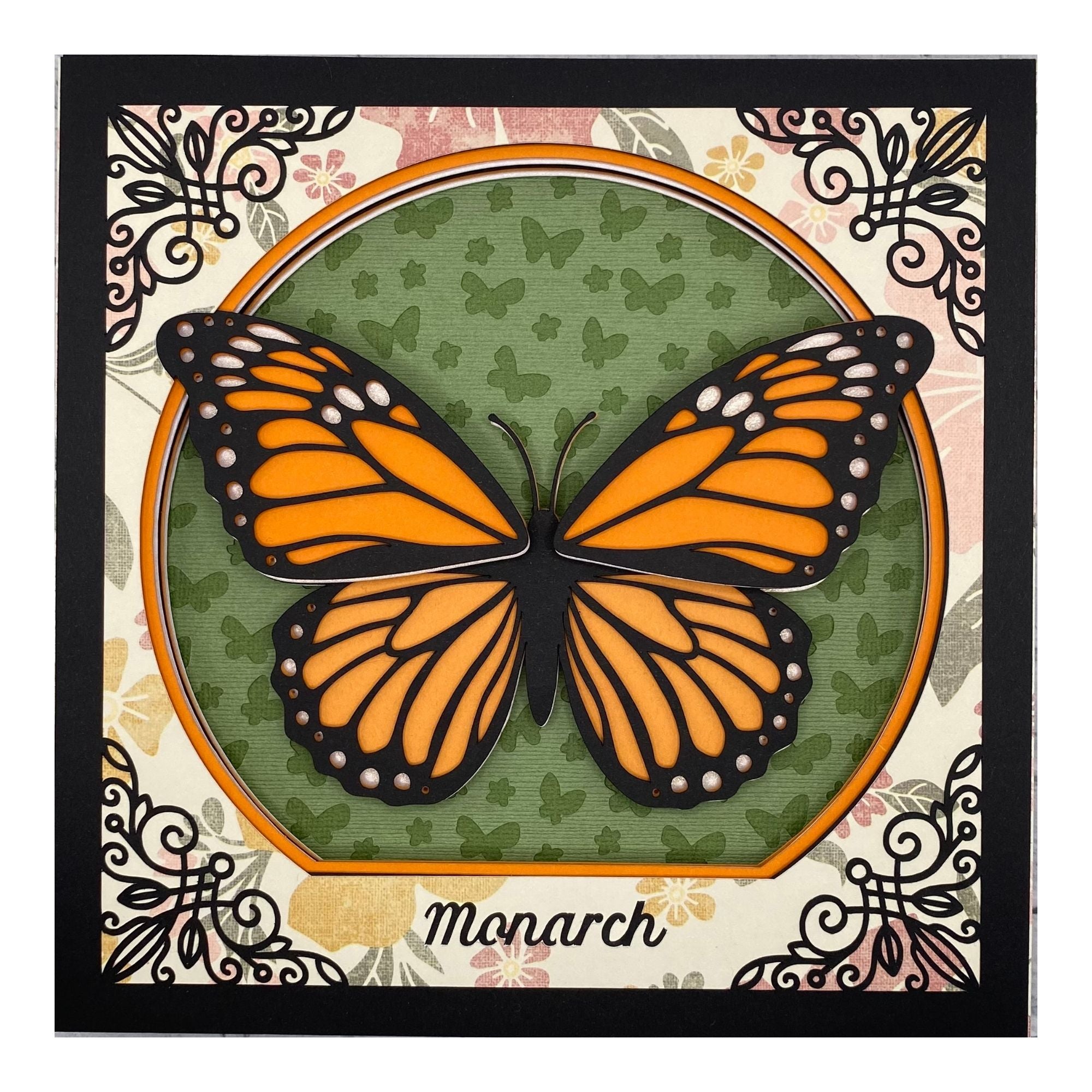 Layered cardstock shadowbox