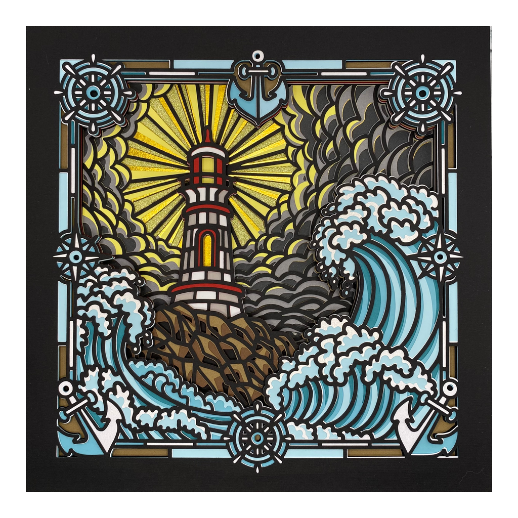 Stained Glass Lighthouse