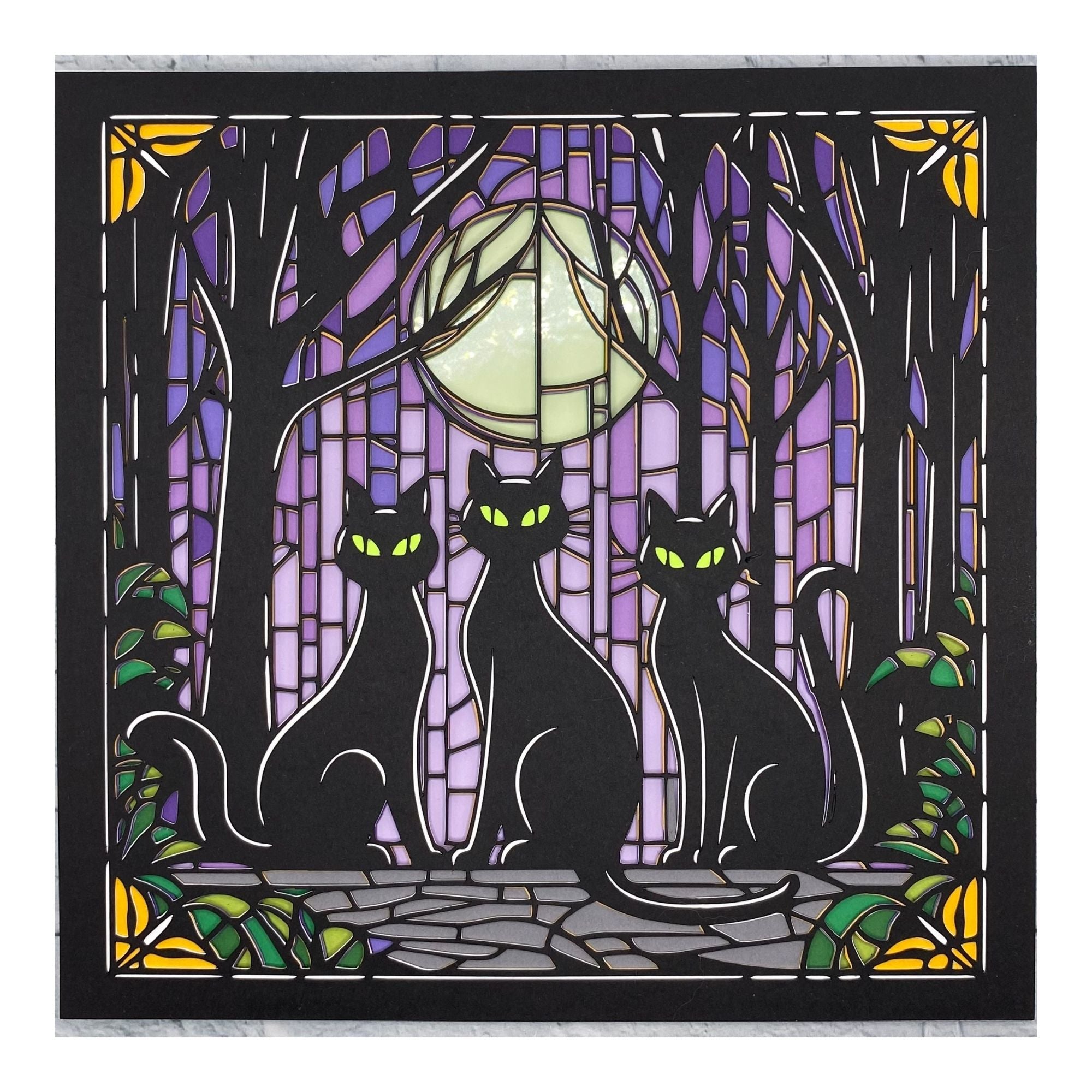 Layered cardstock shadowbox
