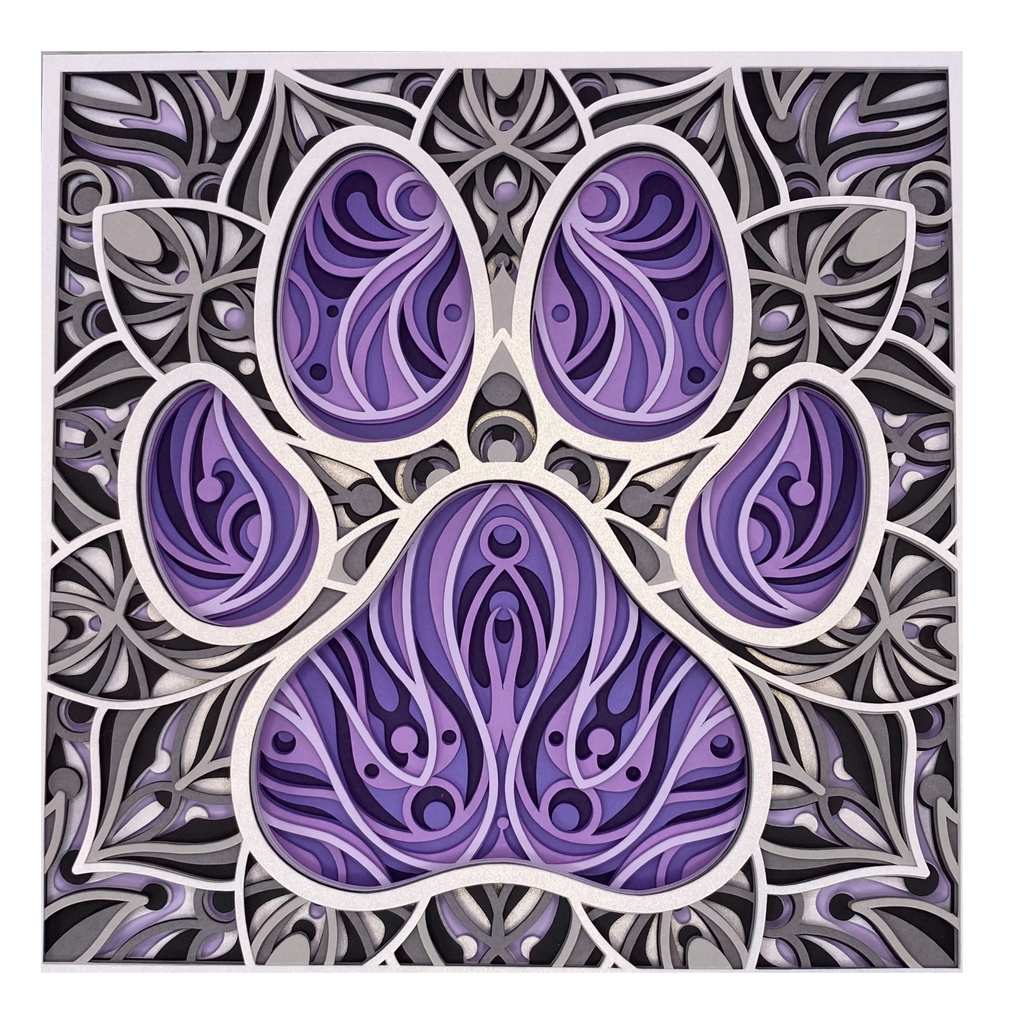 Mandala Paw Print