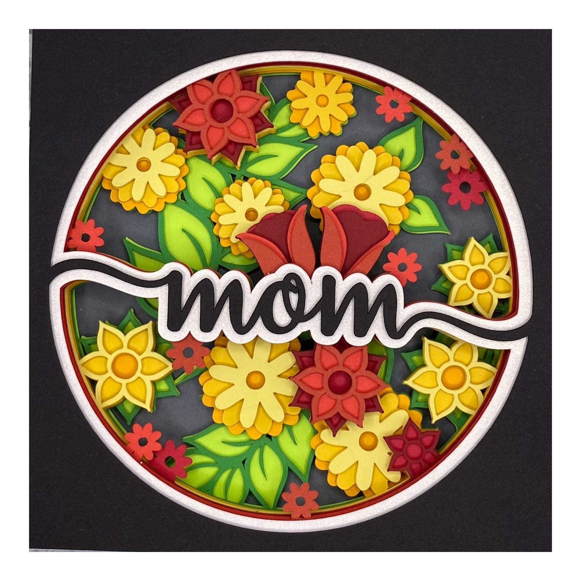 Mom with Flowers