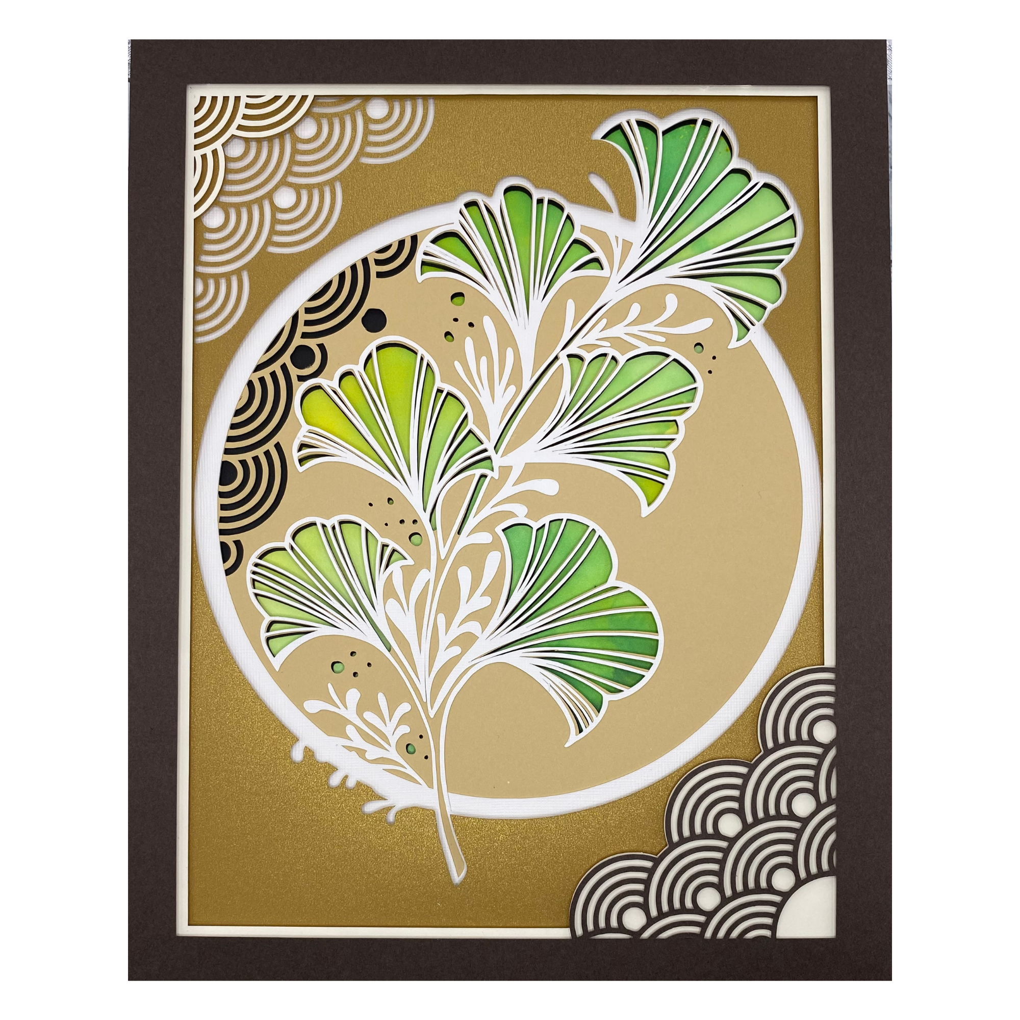 Layered cardstock shadowbox