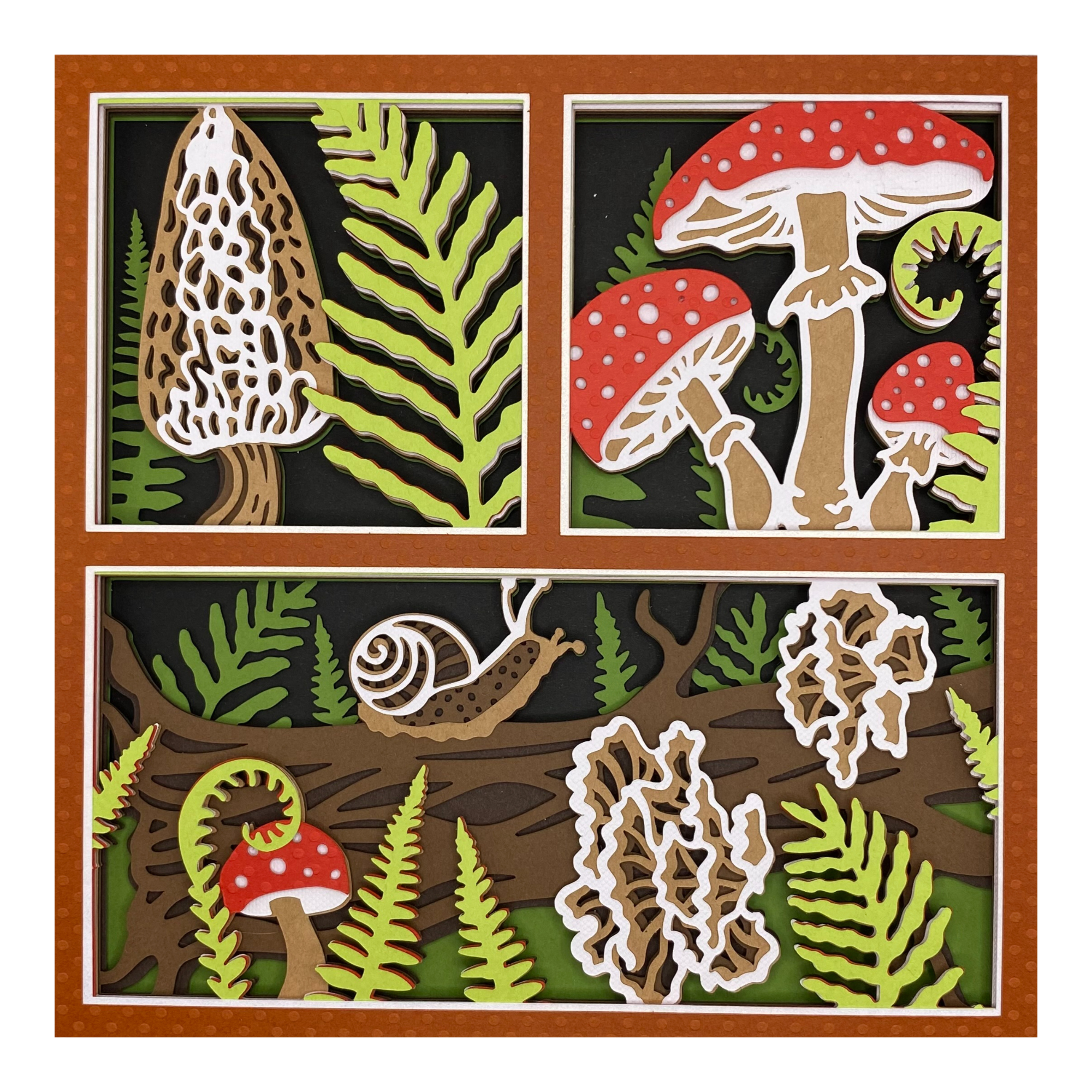 Layered cardstock shadowbox